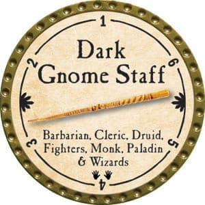 Dark Gnome Staff - 2015 (Gold) - C165