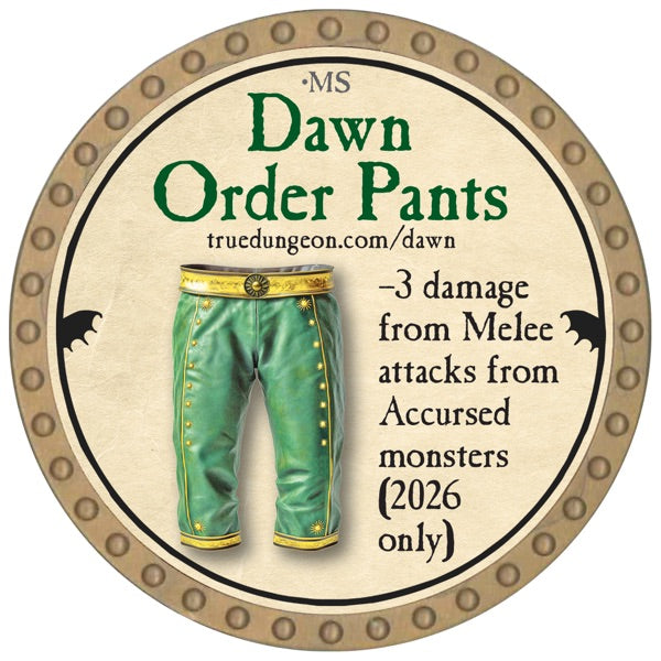 Dawn Order Pants - 2026 (Gold) - UC