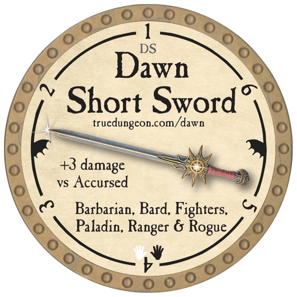 Dawn Short Sword - 2026 (Gold) - C