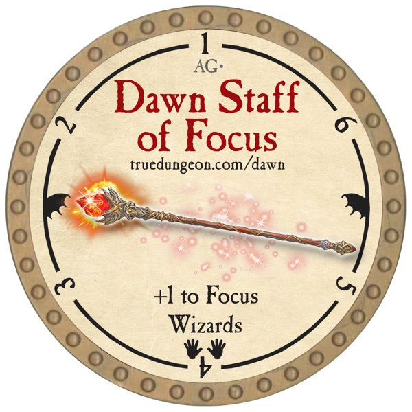 Dawn Staff of Focus - 2026 (Gold) - C211