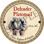 Defender Platemail - 2017 (Gold) - C135