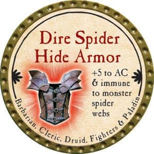 Dire Spider Hide Armor - 2015 (Gold) - C165