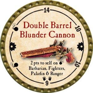 Double Barrel Blunder Cannon - 2013 (Gold) - C37