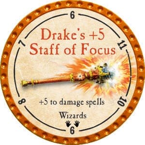 Drake's +5 Staff of Focus - 2015 (Orange) - C007