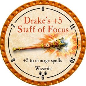 Drake’s +5 Staff of Focus - 2015 (Orange)