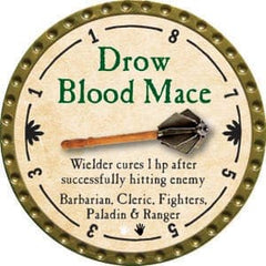 Drow Blood Mace - 2015 (Gold) - C165