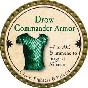 Drow Commander Armor - 2015 (Gold) - C165
