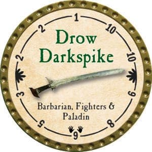 Drow Darkspike - 2015 (Gold) - C165