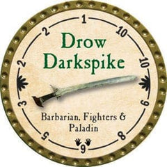 Drow Darkspike - 2015 (Gold) - C17