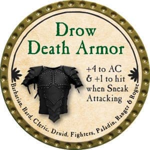 Drow Death Armor - 2015 (Gold) - C165