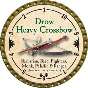 Drow Heavy Crossbow - 2015 (Gold) - C165