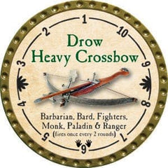 Drow Heavy Crossbow - 2015 (Gold) - C165