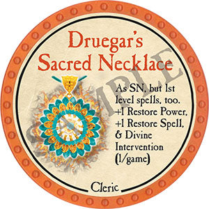 Druegar's Sacred Necklace - 2021 (Orange) - C119