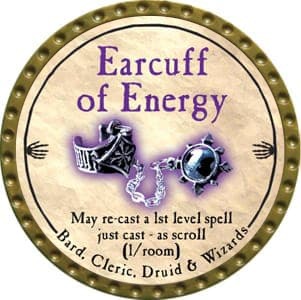Earcuff of Energy - 2012 (Gold) - C132