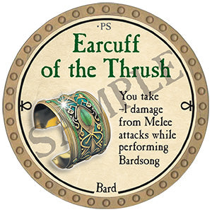 Earcuff of the Thrush - 2024 (Gold) - C185