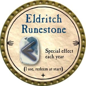 Eldritch Runestone - 2012 (Gold) - C196