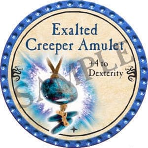 Exalted Creeper Amulet - 2016 (Light Blue) - C66