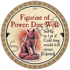 Figurine of Power: Dire Wolf - 2025 (Gold) - C184