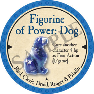 Figurine of Power: Dog - 2019 (Light Blue) - C26