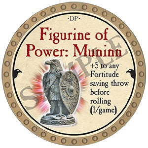 Figurine of Power: Muninn - 2025 (Gold) - C144 – Trent Tokens