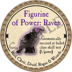 Figurine of Power: Raven - 2018 (Gold) - C203