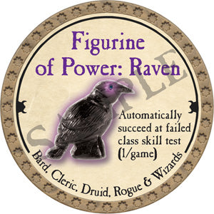 Figurine of Power: Raven - 2018 (Gold) - C26