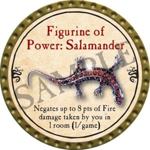 Figurine of Power: Salamander - 2016 (Gold) - C2