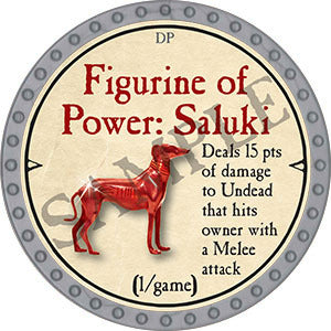 Figurine of Power: Saluki - 2021 (Platinum) - C140