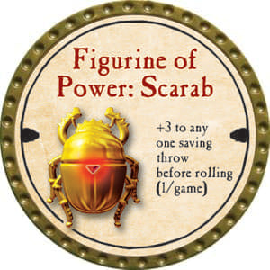 Figurine of Power: Scarab - 2014 (Gold) - C130