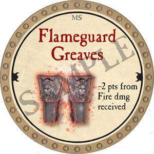 Flameguard Greaves - 2018 (Gold) - C37