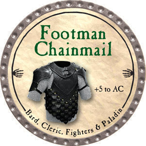Footman Chainmail - 2012 (Platinum) - C17