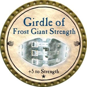 Girdle of Frost Giant Strength - 2012 (Gold) - C131