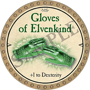 Gloves of Elvenkind - 2021 (Gold) - C37