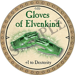 Gloves of Elvenkind - 2021 (Gold) - C37