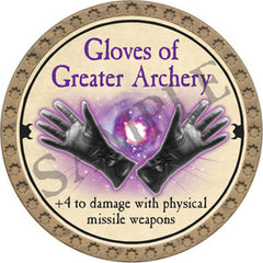 Gloves of Greater Archery - 2018 (Gold) - C132