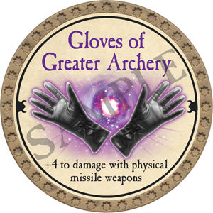 Gloves of Greater Archery - 2018 (Gold) - C26