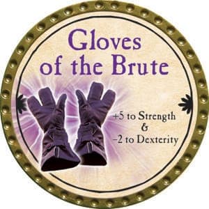 Gloves of the Brute - 2015 (Gold) - C157
