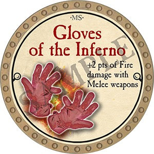 Gloves of the Inferno - 2023 (Gold) - C210
