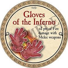 Gloves of the Inferno - 2023 (Gold) - C210
