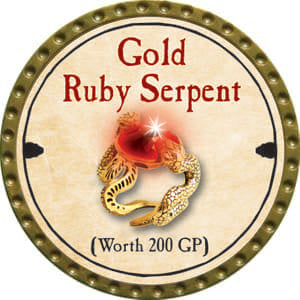 Gold Ruby Serpent - 2014 (Gold) - C144