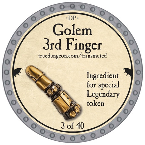 Golem 3rd Finger - 2026 (Platinum) - C189