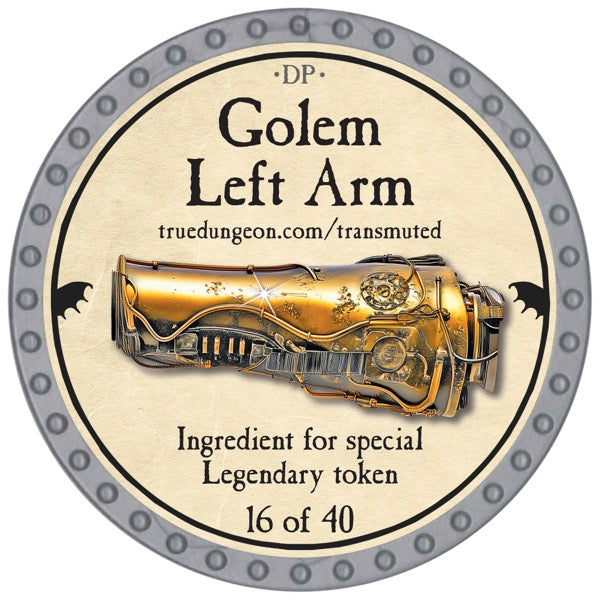 Golem Left Arm - 2026 (Platinum) - C209