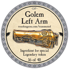 Golem Left Arm - 2026 (Platinum) - C209
