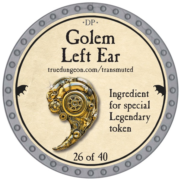 Golem Left Ear - 2026 (Platinum) - C119