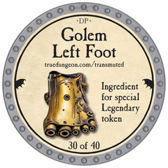 Golem Left Foot - 2026 (Platinum) - C209