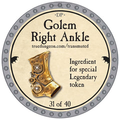 Golem Right Ankle - 2026 (Platinum) - C209