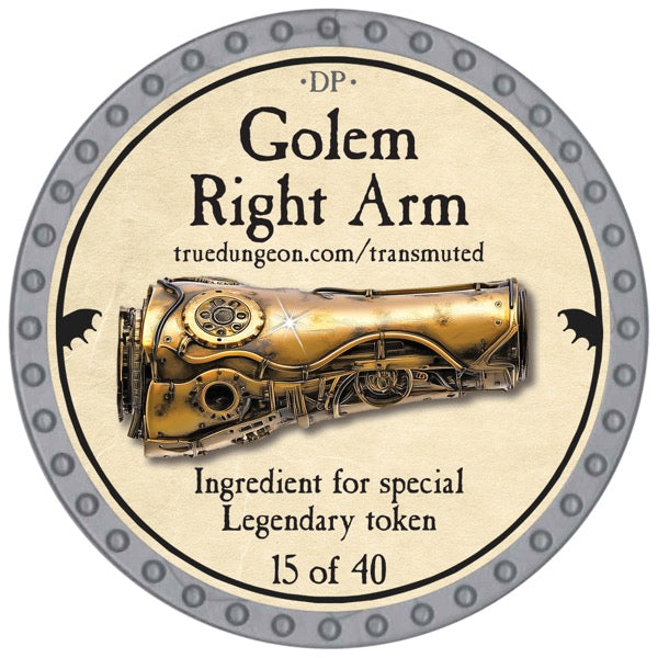 Golem Right Arm - 2026 (Platinum) - C200