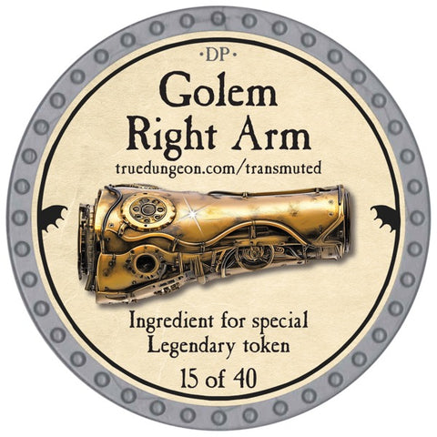 Golem Right Arm - 2026 (Platinum) - C209