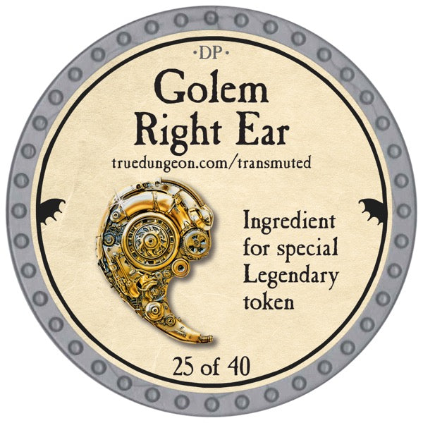 Golem Right Ear - 2026 (Platinum) - C209