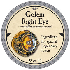Golem Right Eye - 2026 (Platinum) - C101